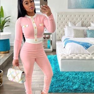 BRAND NEW MS.BLING PINK SET SIZE LARGE